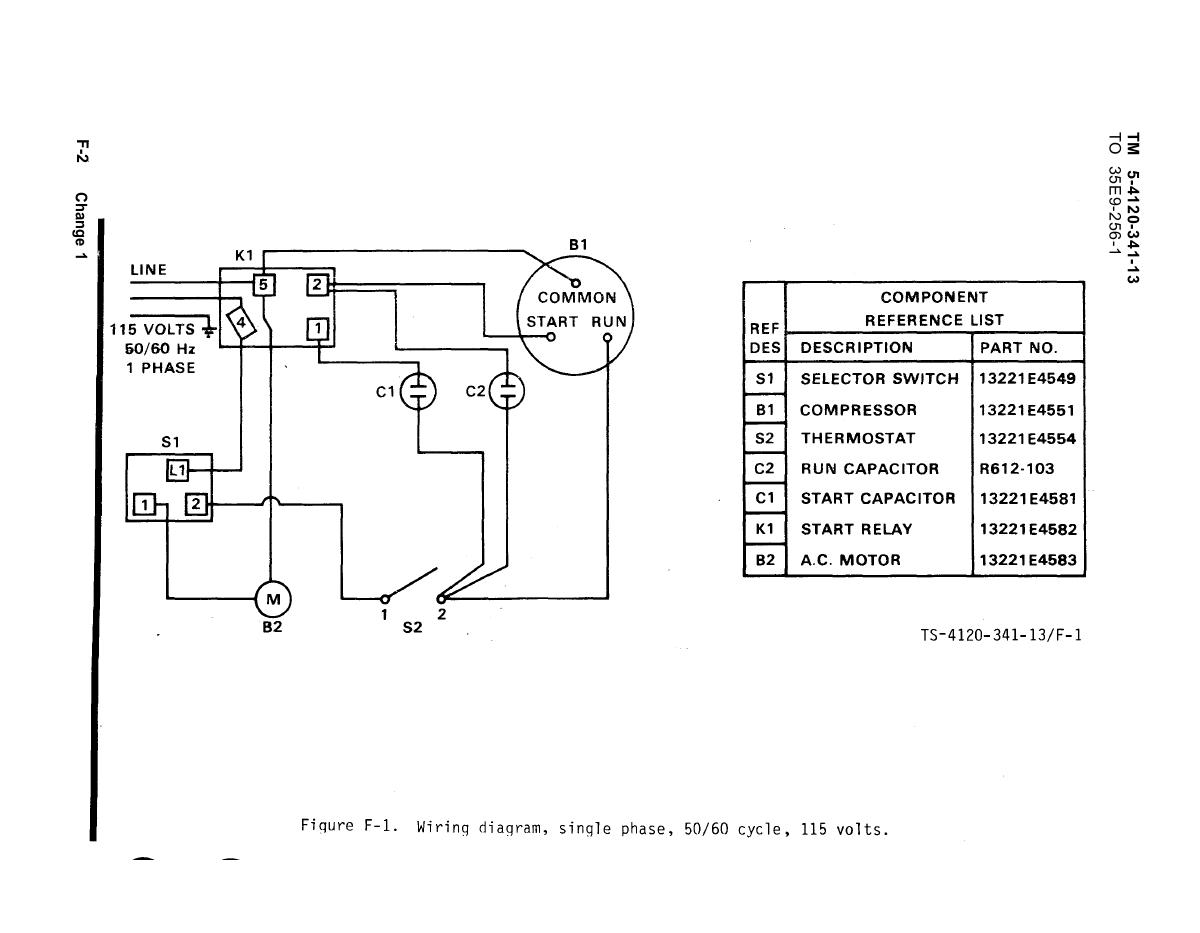 3 Phase Air Compressor Motor Starter Wiring Diagram from airconditioningmanuals.tpub.com